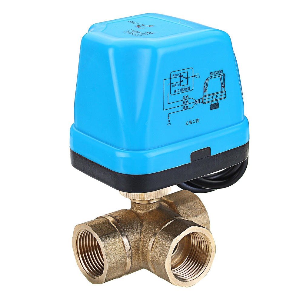 Brass Valves and Brass Fittings 4 铜球阀 (1) brass ball valve with electric actuator