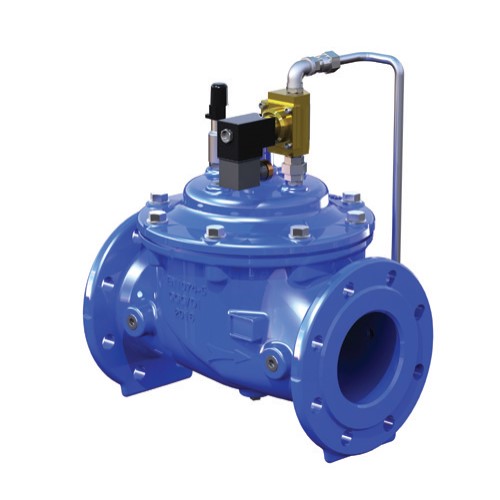 Hydraulic pressure reducing valve with Solenoid_Control_Valve (Custom)