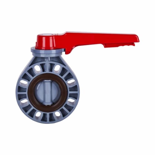 UPVC BUTTERFLY VALVE with hand LEVER and lock Custom