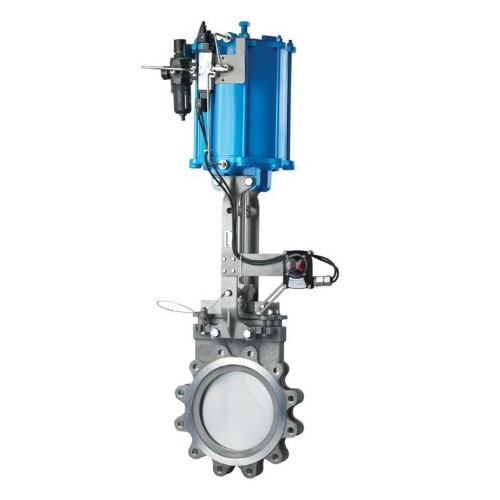 knife gate valve pneumatic actuator 刀闸阀 (2) (Custom)