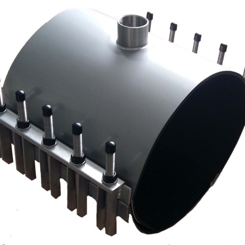 stainless steel repair clamp with branch (Custom)